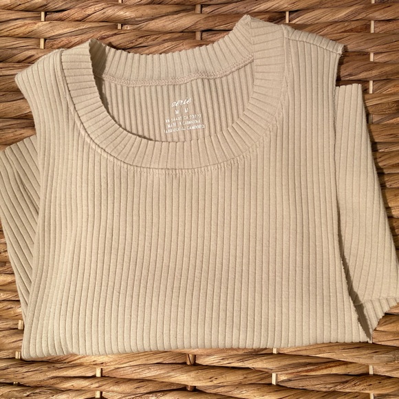 AERIE RIBBED CROP - Picture 3 of 4